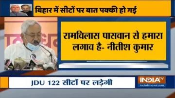 Is Chirag Paswan's LJP is part of NDA here's bjp reply । क्या बिहार में एनडीए का हिस्सा है पासवान क- India TV Hindi