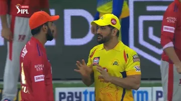 See how MS Dhoni gave special tips to Mayank Agarwal and KL Rahul after the match CSK vs KXIP- India TV Hindi