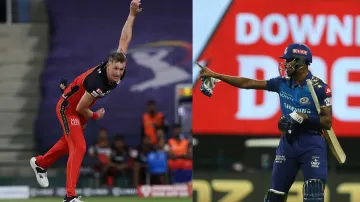 MI vs RCB: Hardik Pandya and Chris Morris made such a mistake during the match that the match refere- India TV Hindi