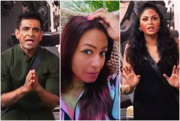 Eijaz Khan, Kashmera Shah and Kavita Kaushik- India TV Hindi