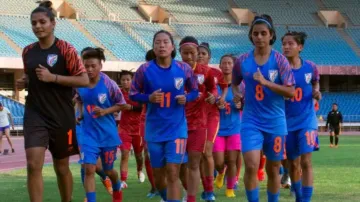 <p>महिला फुटबॉल टीम...- India TV Hindi