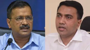 Arvind Kejriwal, Arvind Kejriwal Goa, Arvind Kejriwal Pramod Sawant, Pramod Sawant- India TV Hindi