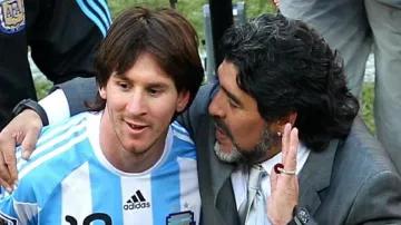 Lionel Messi and Diego Maradona- India TV Hindi