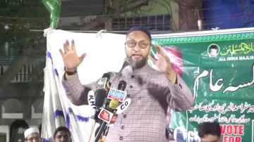 Owaisi attacks BJP You destroy mosques we collect crores for temple । 'तुम मस्जिद तोड़ने वाले हो, ह- India TV Hindi