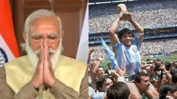 PM Modi and Maradona- India TV Hindi