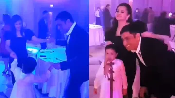 MS Dhoni was seen dancing at the party with daughter Jeeva and wife Sakshi, the video went viral- India TV Hindi