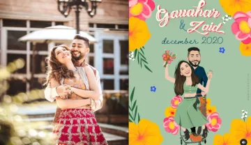 gauhar khan and zaid darbar wedding card lockdown love story- India TV Hindi