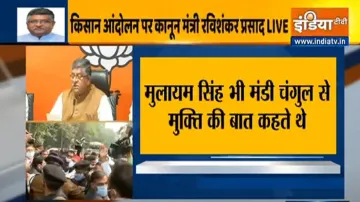 farmer protest ravishankar prasad attacks opposition for politicising kisan andolan । किसानों के नाम- India TV Hindi