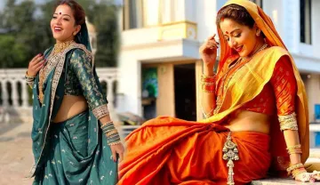 bhojpuri actress monalisa bengali stunning look see pics monalisa saree looks - India TV Hindi