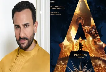 Saif Ali Khan and Adipurush poster- India TV Hindi