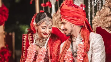 Yuzvendra Chahal and Dhanshree Verma tied in marriage, pictures on Twitter went viral - India TV Hindi