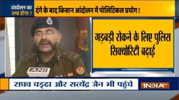 यूपी पुलिस का बयान-' गड़बड़ी रोकने के लिए गाजीपुर बॉर्डर पर तैनाती बढ़ाई गई थी, एक्शन की बातें निराध- India TV Hindi