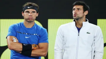 Djokovic, Nadal, Novak Djokovic, Rafael Nadal, Ken Rosewall Arena- India TV Hindi