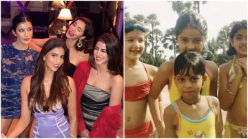 ananya panday and navya naveli shared recent hangout and childhood photo of her girl gang-अनन्या पां- India TV Hindi