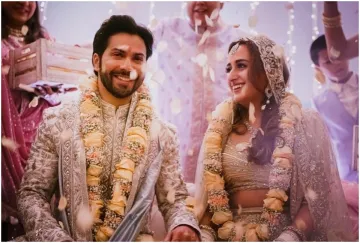 <p>Varun Dhawan marries girlfriend natasha dalal</p>- India TV Hindi
