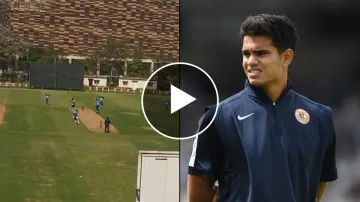 Arjun Tendulkar took first wicket in this style in Syed Mushtaq Ali Trophy, watch video- India TV Hindi