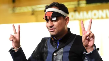 Shooting Trials: Sanjeev Rajput Wins Gold in Men's 50m Rifle Three Position- India TV Hindi