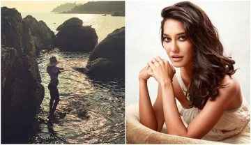lisa haydon flaunts baby bump for the first time- India TV Hindi
