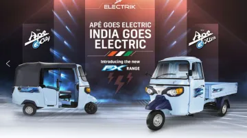 Piaagio व्हीकल्स ने माल ढुलाई के लिये बिजली चालित तिपहिया वाहन उतारा- India TV Paisa