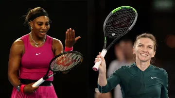Serena Williams and Simona Halep- India TV Hindi
