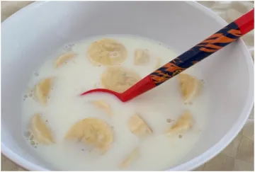 <p>banana and milk</p>- India TV Hindi