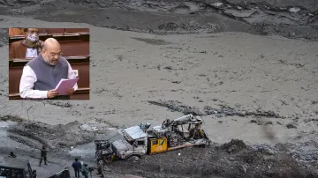 Amit Shah on Uttrakhand Chamoli Disaster उत्तराखंड के चमोली में हुई तबाही के बारे में गृह मंत्री अमि- India TV Hindi