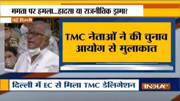 TMC, mamata injury case, TMC delegation meet election commission, mamata banerjee, mamata banerjee i- India TV Hindi