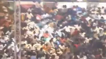 Telangana: Over 100 injured as stand collapses at Kabaddi championship in Suryapet- India TV Hindi