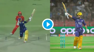 Sarfraz Ahmed hoisted this bowler's stripes, 4 consecutive sixes off 4 balls Watch Video- India TV Hindi