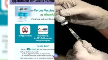 WhatsApp के जरिए अपॉइंटमेंट लेकर लगवा सकते हैं कोरोना वैक्सीन? स्वास्थ्य मंत्रालय ने दी जानकारी- India TV Hindi