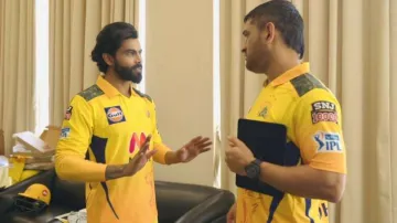 Ravindra Jadeja and MS Dhoni- India TV Hindi