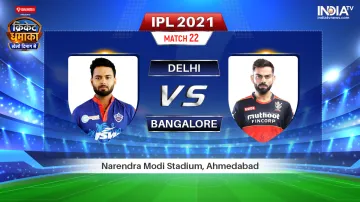 Delhi Capitals vs Royal Challengers Bangalore IPL 2021 Match 22 Preview DC vs RCB : अहमदाबाद में दिल- India TV Hindi