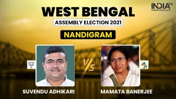 West Bengal Election Result: शुभेंदु आगे या ममता दीदी? नंदीग्राम सीट का पहला रुझान आया- India TV Hindi