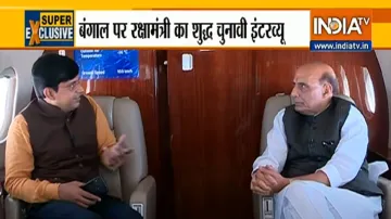 Rajnath Singh interview west bengal elections exclusive Exclusive: 'दीदी' हताशा और निराशा, उन्हें भी- India TV Hindi
