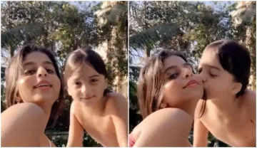 suhana khan wishes brother abram on his birthday shares swimming pool unseen video - India TV Hindi