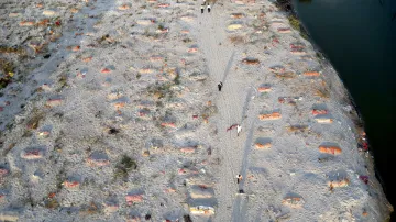प्रयागराज में गंगा किनारे रेत में क्यों दफनाए गए शव? India TV ने की तहकीकात- India TV Hindi