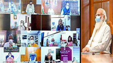 <p>PM Modi review human resource situation in fight against...- India TV Hindi