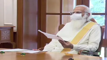 दिल्ली: प्रधानमंत्री नरेंद्र मोदी ने वीडियो कांफ्रेंसिंग के जरिए कोरोना वायरस की स्थिति और वैक्सीनेश- India TV Hindi