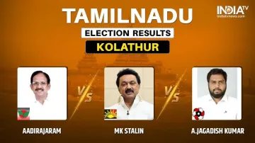Kolathur Election Result AADIRAJARAM AIADMK MK STALIN DMK A JAGDAISH KUMAR MNM Kolathur Election Res- India TV Hindi