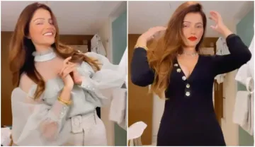 Rubina Dilaik simple to glamorous by flipping her hair watch instagram video- India TV Hindi