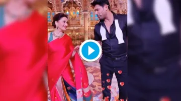 sidharth shukla dance with madhuri dixit on dance deewane 3 set watch- India TV Hindi