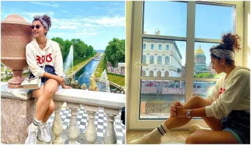 taapsee pannu russia vacation pics Time to pack bags and come back latest news - India TV Hindi