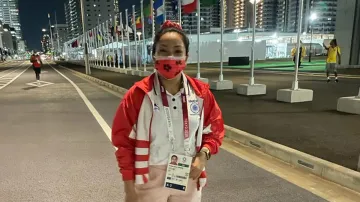 Mirabai Chanu took first practice session, shooters and rowers reached Tokyo- India TV Hindi