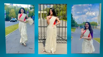 Priya Prakash Varrier dance in saree on malayalam song watch instagram post - India TV Hindi