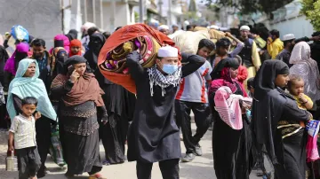 9 Rohingyas arrested from Railway station Agartala Deodhar Express heading towards kashmir रेलवे स्ट- India TV Hindi