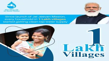 Jal Jeevan Mission: 1 lakh villages receive tap water supply- India TV Hindi