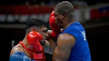 <p>Tokyo Olympics 2020: satish kumar beats ricardo brown,...- India TV Hindi