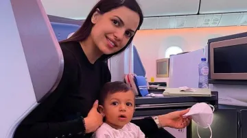 <p>Natasa Stankovic Shares Adorable Picture With Her Son</p>- India TV Hindi