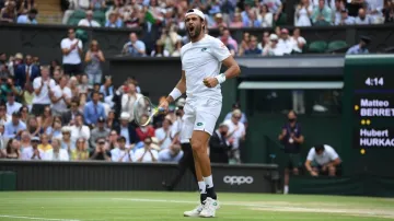 <p>Matteo Berrettini enters Wimbledon final</p>- India TV Hindi