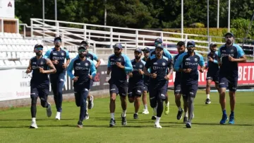<p>Team India Begin Training Ahead Of Warm-Up Match In...- India TV Hindi